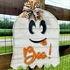 thumbnail image 5 of Letrero de de Fantasma de Halloween, Colgador de Madera con Motivo "Buu" para Puerta de Entrada, Porche, Decoración Exterior., 5 of 5
