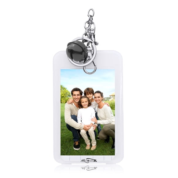 Llavero Memorablepix Instax Polaroid Mini Film personalizado negro