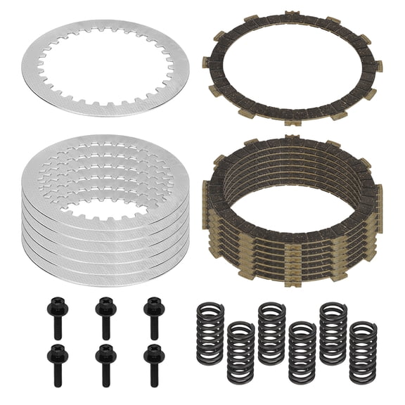 M MATI Clutch Friction Steel Plates w/Spring Bolt for Yamaha YZ250 2002-2024 YZ250F2 2015