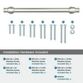 thumbnail image 4 of Amerock Bp36771 Winsome 6-5/16" Center To Center Bar Cabinet Pull - Nickel, 4 of 5