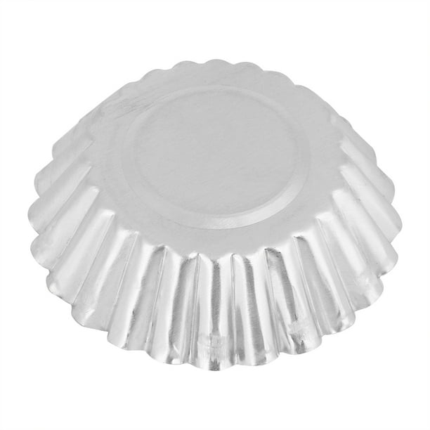 10 Uds Moldes para Tarta de Huevo de 7CM ANGGREK Molde de Aluminio Herramientas de Hornear