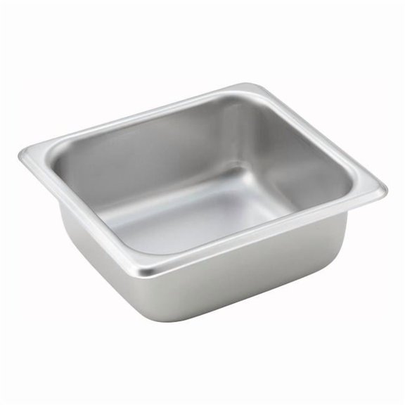 Sixth Size Steam Pan, Stainless