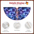 thumbnail image 3 of Bingfone Christmas Tree Skirt Mat Christmas Decoration Interior 36" -Blue Lightning1, 3 of 6