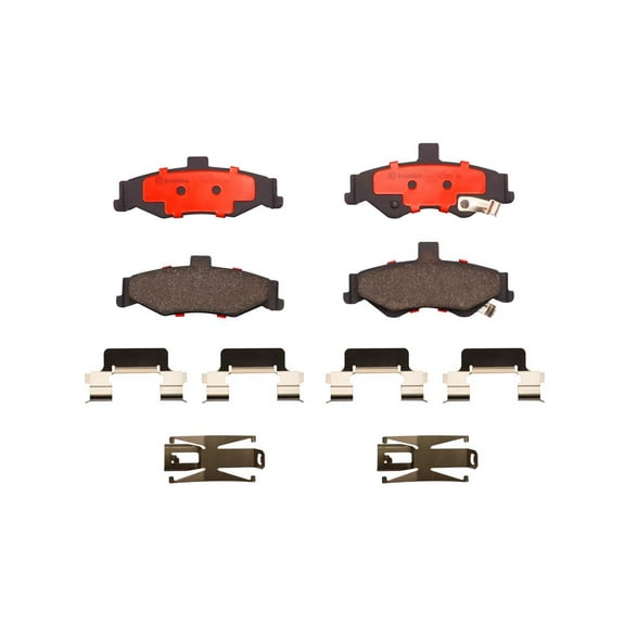 Brembo 98-02 Chevrolet Camaro/98-02 Pontiac Firebird Rear Premium NAO Ceramic OE Equivalent Pad