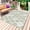 Green, variant on Yellow Geometric Outdoor Rug 3x5 Ft - Reversible Patio Rug Outdoor Camping Rugs, Morocco Modern Abstract Plaid Art Washable Indoor Outdoor Area Rugs, Non-Slip Outdoor Carpet Runner for Deck/Porch