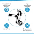 thumbnail image 4 of Blue Ocean 11” SA001 Universal Adjustable Height Shower Head Arm, 4 of 5