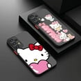 thumbnail image 2 of Cute Hello kitty Phone Case For Samsung S23 S22 S21 S20 FE S10 S9 S8 Plus Ultra Pro 5G Frosted Translucent Matter Cover LXY, 2 of 7