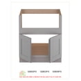 thumbnail image 2 of Sunny Wood Gsb36fs-A Grayson 36" Wide Double Door Farm Sink Base Cabinet - Grey, 2 of 6