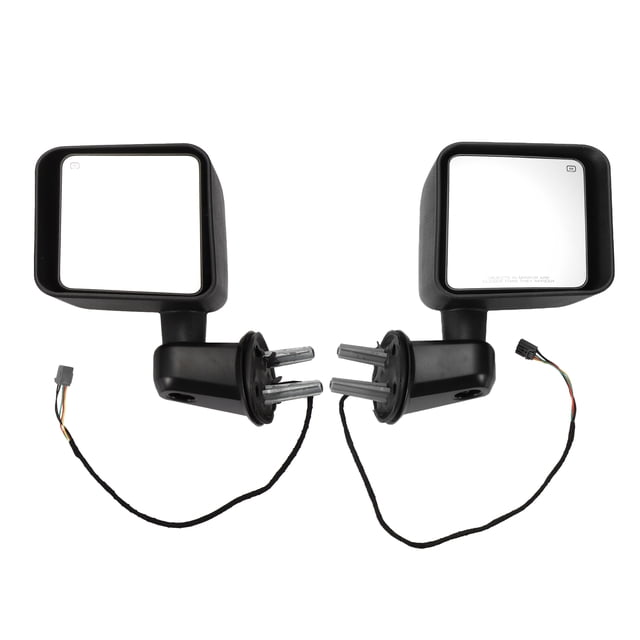 Espejos de remolque plegables para remolque de lado para Jeep Wrangler 2011 2012 2013 1 juego