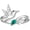 Modern, variant on Open Rings 925 Sterling Silver Berserk Hummingbird Dragonfly Butterfly Adjustable Spoon Ring Turquoise Jewelry for Women Men