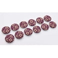 thumbnail image 7 of IBA Indianbeautifulart Pink 1 Inch Buttons For Sewing Fancy Buttons For Crafts 2 Hole Dot & White Floral Artistic Scrapbooking Canvas Buttons Pack Of 50, 7 of 7
