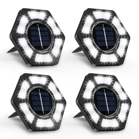 

12LED Solar Garden Light Waterproof Solar Ground Light Lamp Low Power Solar Disk Lights for Lawn Courtyard Stairs