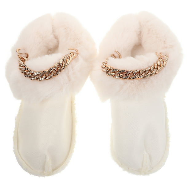 1 par de plantillas de felpa con agujeros para zapatos, plantillas de felpa con agujeros, plantillas de felpa con agujeros, plantillas de invierno desmontables