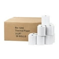 thumbnail image 1 of 3-1/8" x 200' Thermal Paper Rolls, Cash Register POS Receipt Paper Credit Card Paper 50 Rolls, 1 of 6