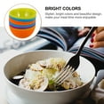 thumbnail image 5 of Frcolor Bowls Bowl Serving Plastic Cereal Dessert Food Noodle Unbreakable Soup Mixing Salad Ramen Pasta Rice Cream Trays Dish, 5 of 6