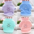 thumbnail image 3 of Cartoon Bear Dog Sweater Soft Fleece Puppy Sweatshirt Pullover Jacket Winter Pet Dog Clothes for Cat Teddy Chihuahua Yorkshire, 3 of 6