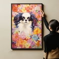 thumbnail image 4 of Japanese Chin Dog Arts Canvas - Large Abstract Paintings Colorfull Wall Art Dog Decor Dog Room Decor Animal Wall Art Animal Canvas, 4 of 4