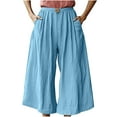 thumbnail image 1 of FNFYFH Clearance Ladies Plus Size Casual Long Linen, 1 of 9
