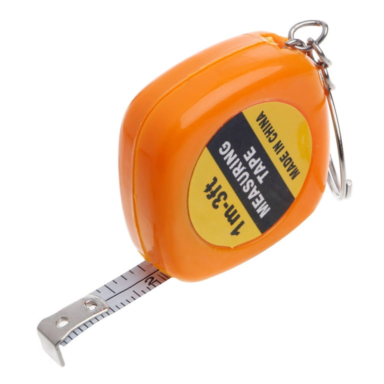 Mini Tape Measure 3 Pack - Small, Pocket Size 3 Foot Tape Measure with Keychain - Inches & Centimeters - 1 M Kids Measuring Tape Retractable 