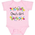 thumbnail image 3 of Inktastic Omas Girl Bright Flowers Girls Baby Bodysuit, 3 of 5