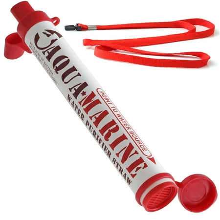 Aqua Marine Portable Personal Survival Water Purifier Filter Straw from