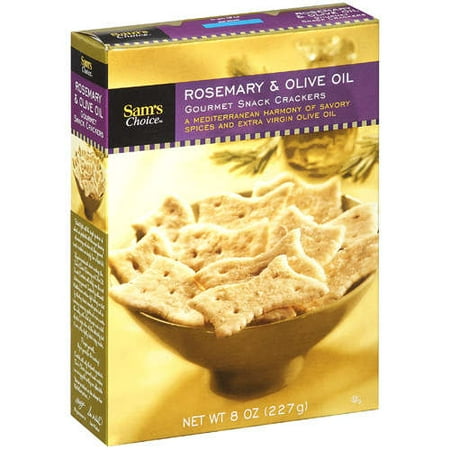 Sam's Choice: Gourmet Snack Crackers Rosemary & Olive Oil, 8 oz