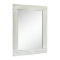 thumbnail image 3 of Stonebriar 24" x 18" Off-White Country Rustic Rectangle Natural Wood Wall Mirror, 3 of 7