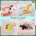 thumbnail image 3 of 6 Pieces Nurse Flashlight Pediatric Nurse Flashlight Keychain Animal Flashlight Puppy Keychain Tiger Flamingo Sloth Dinosaur Cat Flashlight Keychain P, 3 of 4