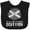 AB-Black, variant on Inktastic I'm So Cute, I Must Be Scottish Sunflower Boys or Girls Baby Bib