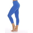 thumbnail image 2 of Just Love Yoga Capri Pants for Women (Royal, Medium), 2 of 3