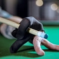 thumbnail image 2 of 3-Finger Open Lycra Snooker Billiard Gloves Left/Right Hand Universal Pool Glove Black, 2 of 5