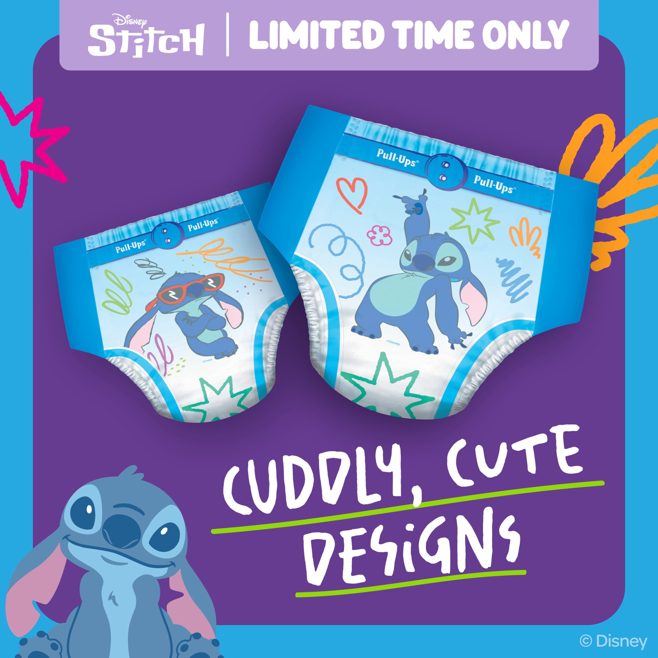 (2 pack) Pull-Ups Boys Potty Training Pants Disney Special Edition, 4T-5T, 60 Count