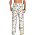 thumbnail image 3 of Xecao Happy Easter Men's Straight Lounge Pajama Pants: The Ultimate in Comfortable Sleepwear, 3 of 9