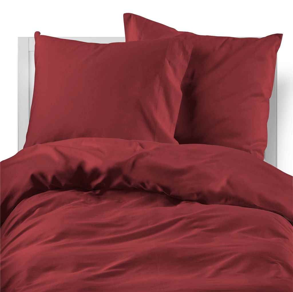 FITTED SHEET LUXURY HOTEL QUALITY PERCALE size SINGLE // claret maroon COLOUR 