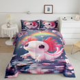 thumbnail image 2 of Erosebridal Girly Axolotl Bedding King Comforter Set , 3 Pieces, Stars Reversible, 2 of 6