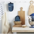 thumbnail image 2 of KitchenAid Beacon Two-Tone Mini Oven Mitt 2-Pack Set, Navy/Ink Blue, 5.5"x8", 2 of 7