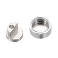 thumbnail image 5 of Uxcell Mirror Holders Clips, 8Pcs Mirror Mounting Clips for 6-7mm Thick Mirror Glass Dresser Bathroom(20mm Silver), 5 of 6