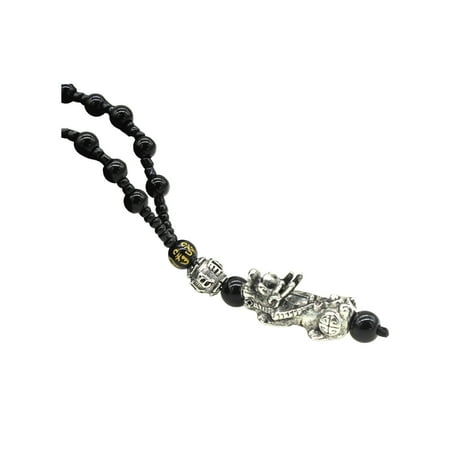 

Thinsont Necklace Attract Wealth Fashionable Meaningful Pendant Unique Design Perfect Matching Delicate Adjustable Jewelry Nice Gift Type 1