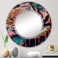 thumbnail image 2 of DESIGN ART Designart 'Modern Blooming Rose I' Printed Floral Rose Wall Mirror 20in.x30in., 2 of 5