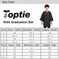 thumbnail image 4 of TOPTIE Unisex Kindergarten Kids Graduation Gown Choir Robe-Light Green-XL, 4 of 5