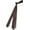 Coffee, variant on PU Leather Skinny Ties for Men Women Solid Color Vintage Punk Adjustable Slim Long Necktie Neckwear Unisex