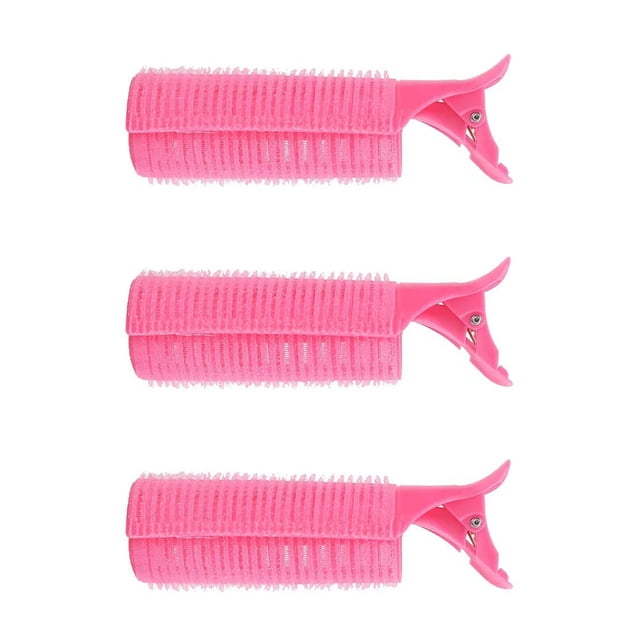 Pinces à Cheveux Volumisantes, Rouleaux de Curling, Accessoires Réutilisables en Plastique Lavables 3 Pcs