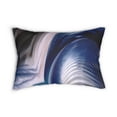 thumbnail image 1 of Coussin Lombaire Uvre d'Art Personnalisée Bleu/blanc, 1 of 6