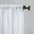 thumbnail image 6 of (2 pack) Mainstays Marjorie Sheer Voile Curtain, Single Panel, 59"w x 84"l, White, 6 of 8