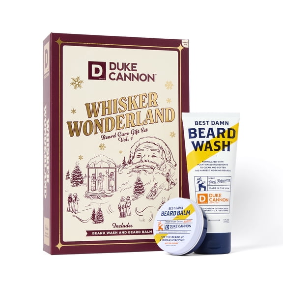 Duke Cannon Whisker Wonderland Holiday Gift Set, 2 Pieces