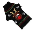 thumbnail image 3 of Methold Suéter navideño para mascotas, cuello alto, jerséis cálidos de invierno con dibujos animados, ropa de punto Adorable S/M/L Ropa para mascotas, 3 of 6