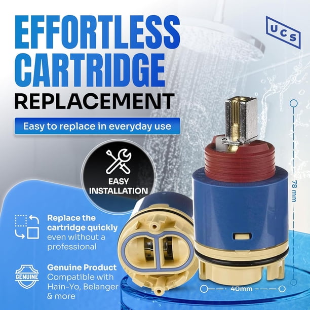 Hain-Yo DL02GJ 40mm Single Lever Faucet Cartridge - CUPC Certified Replacement For American Standard
