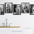 thumbnail image 4 of Funny Bathroom Wall Hieng Bathroom Decor Bathroom Accessories Prints Paintings for Home Farmhouse Bedroom Washroom Humor Black And White Animals Cow in Toilet Wall Decor, 4 of 6