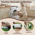 thumbnail image 5 of Design&I 5'x7' Washable Area Rug Golf Ball Sport Design With Bold Realistic Dimple And Tee Accents for Guest Room, Lounge, Apartment, Flatweave & Daily Traffic Ready, 5 of 7