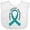 AA-White, variant on Inktastic Ovarian Cancer Awareness Ribbon Boys or Girls Baby Bib